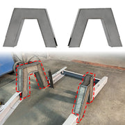 DURAFORCE For 1963-1972 Chevy C10 Pickup 1 PAIR C Notch Frame Step Notch CNotch Set Steel