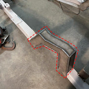 DURAFORCE For 1963-1972 Chevy C10 Pickup 1 PAIR C Notch Frame Step Notch CNotch Set Steel