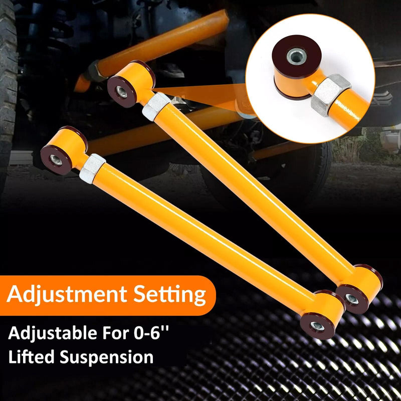 DURAFORCE Adjustable Front Upper Lower Control Arms For 1994-2009 Dodge Ram 4x4 0-6" Lift
