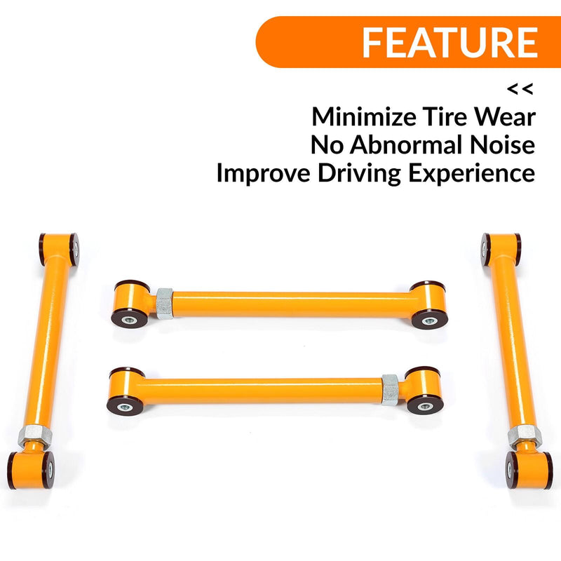 DURAFORCE Adjustable Front Upper Lower Control Arms For 1994-2009 Dodge Ram 4x4 0-6" Lift