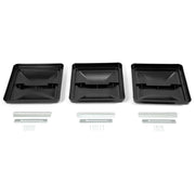 DURAFORCE 3Pack 14" X 14" RV Replacement Roof Vent Cover Black Camper Trailer Vent Cover