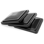 DURAFORCE 3Pack 14" X 14" RV Replacement Roof Vent Cover Black Camper Trailer Vent Cover