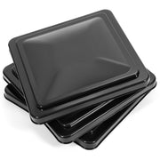 DURAFORCE 3Pack 14" X 14" RV Replacement Roof Vent Cover Black Camper Trailer Vent Cover