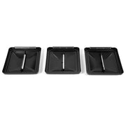 DURAFORCE 3Pack 14" X 14" RV Replacement Roof Vent Cover Black Camper Trailer Vent Cover