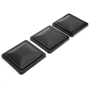 DURAFORCE 3Pack 14" X 14" RV Replacement Roof Vent Cover Black Camper Trailer Vent Cover