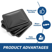 DURAFORCE 3Pack 14" X 14" RV Replacement Roof Vent Cover Black Camper Trailer Vent Cover