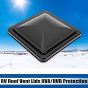 DURAFORCE 3Pack 14" X 14" RV Replacement Roof Vent Cover Black Camper Trailer Vent Cover