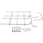 DURAFORCE 113" Universal Exterior Rear RV Ladder Silver Aluminium Assembly #139.21 LA-401