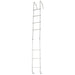 DURAFORCE 113" Universal Exterior Rear RV Ladder Silver Aluminium Assembly #139.21 LA-401