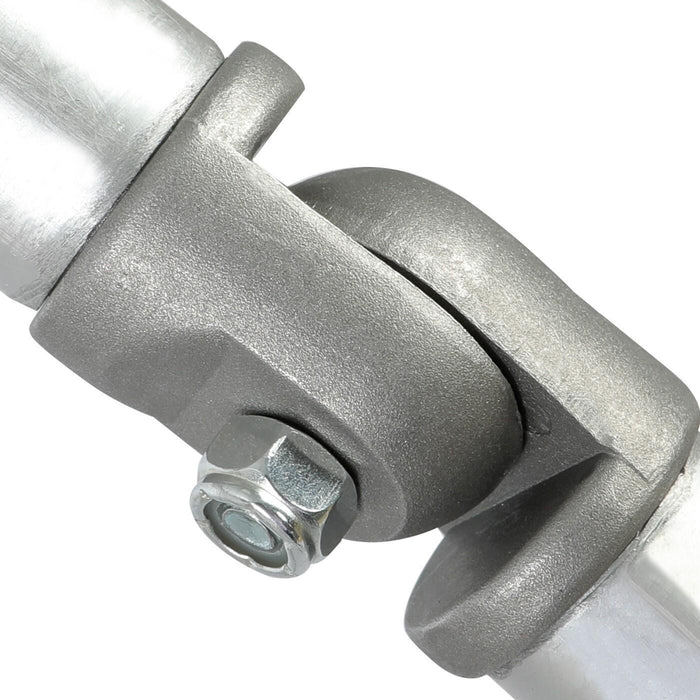 DURAFORCE 113" Universal Exterior Rear RV Ladder Silver Aluminium Assembly #139.21 LA-401