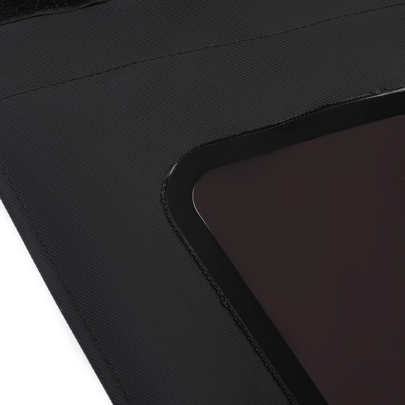 DURAFORCE For Kia Sportage 1996-02 Replacement Convertible Soft Top & Plastic Window Black