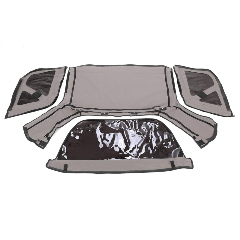 DURAFORCE For Kia Sportage 1996-02 Replacement Convertible Soft Top & Plastic Window Black
