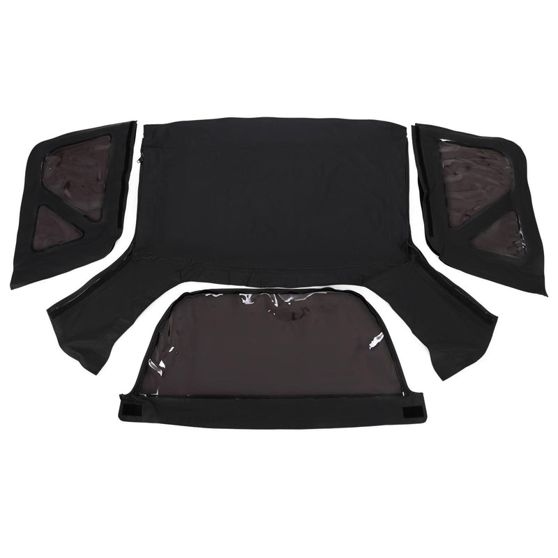 DURAFORCE For Kia Sportage 1996-02 Replacement Convertible Soft Top & Plastic Window Black