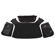 DURAFORCE For Kia Sportage 1996-02 Replacement Convertible Soft Top & Plastic Window Black