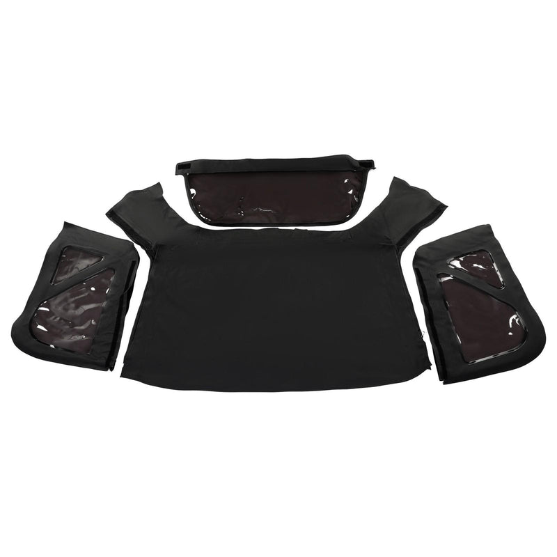 DURAFORCE For Kia Sportage 1996-02 Replacement Convertible Soft Top & Plastic Window Black