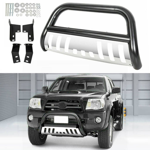 DURAFORCE Bull Bar Brush Push Front Bumper Grille Guard Fits Toyota Tacoma 4DR 2005-2015