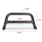 DURAFORCE Bull Bar Brush Push Front Bumper Grille Guard Fits Toyota Tacoma 4DR 2005-2015