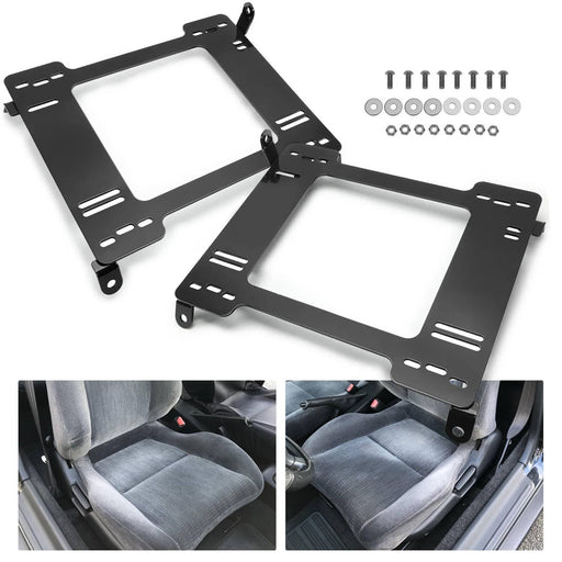 DURAFORCE Tensile Racing Seats Mounting Brackets Rail For 94-01 Acura Integra /92-95 Civic