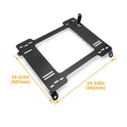 DURAFORCE Tensile Racing Seats Mounting Brackets Rail For 94-01 Acura Integra /92-95 Civic