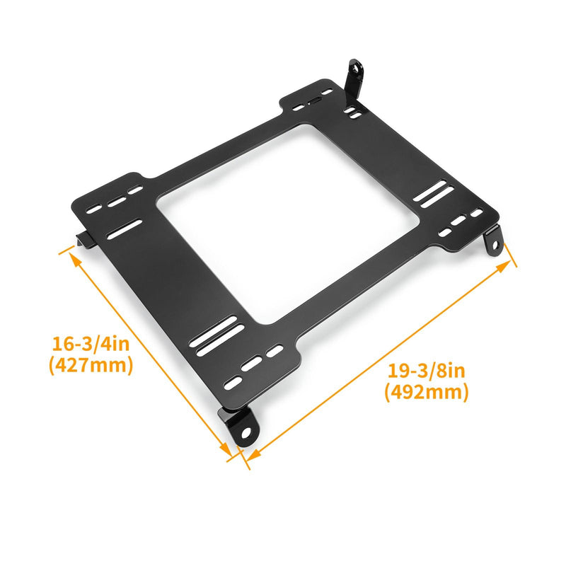 DURAFORCE Tensile Racing Seats Mounting Brackets Rail For 94-01 Acura Integra /92-95 Civic