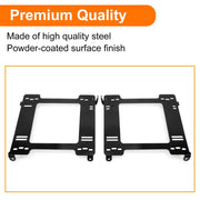 DURAFORCE Tensile Racing Seats Mounting Brackets Rail For 94-01 Acura Integra /92-95 Civic