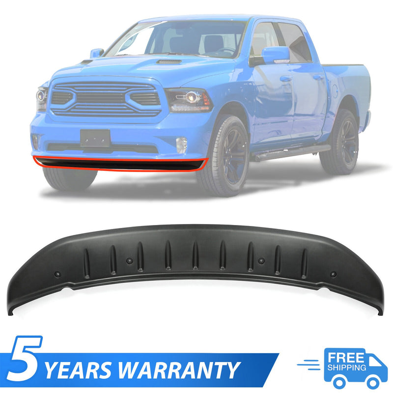 DURAFORCE Lower Front Bumper Valance Air Dam For Dodge Ram 1500 09-18/1500 Classic 19-22
