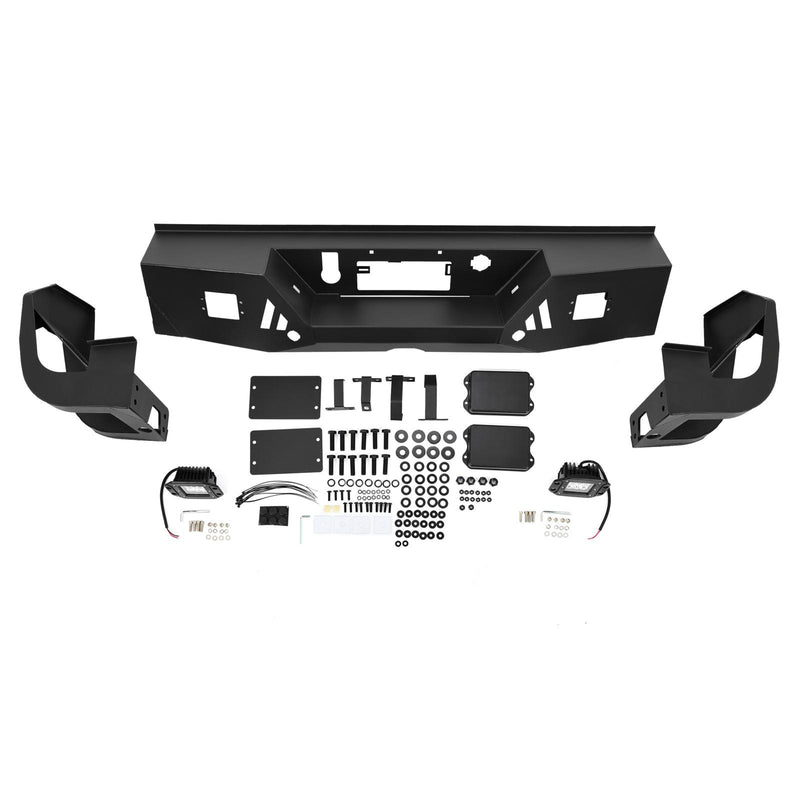DURAFORCE Full Width Rear Bumper For Chevy Silverado GMC Sierra 1500/2500 3500 HD 2019-22