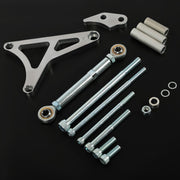 DURAFORCE Alternator Bracket + Tension Rod Billet Aluminum Polished For Ford 289 302 68-93