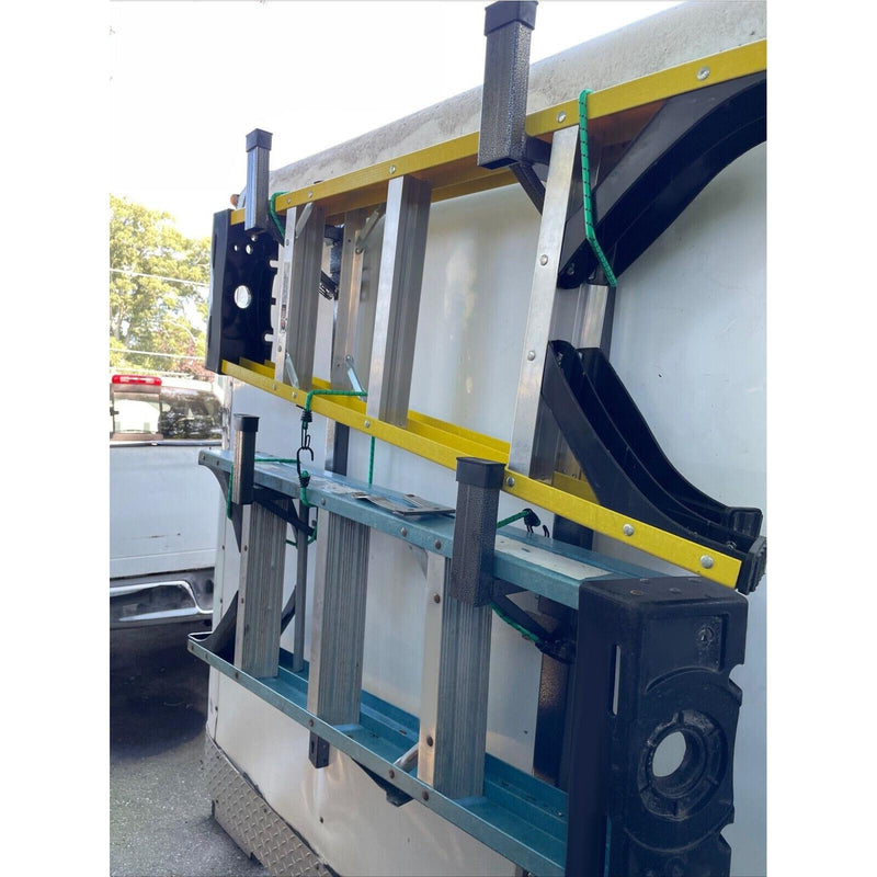 DURAFORCE Adjustable Trailer Side Ladder Rack Exterior Wall Mount For Enclosed Trailers