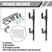 DURAFORCE Adjustable Trailer Side Ladder Rack Exterior Wall Mount For Enclosed Trailers