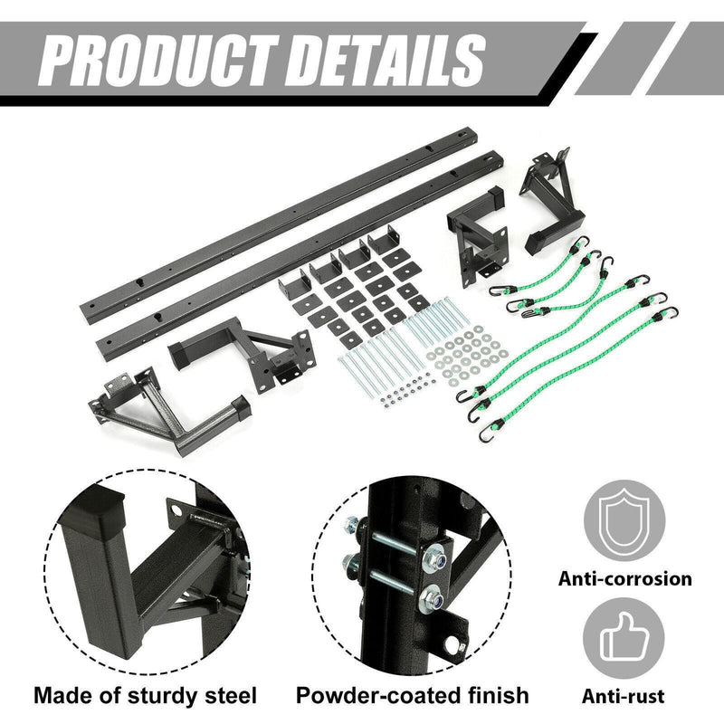 DURAFORCE Adjustable Trailer Side Ladder Rack Exterior Wall Mount For Enclosed Trailers