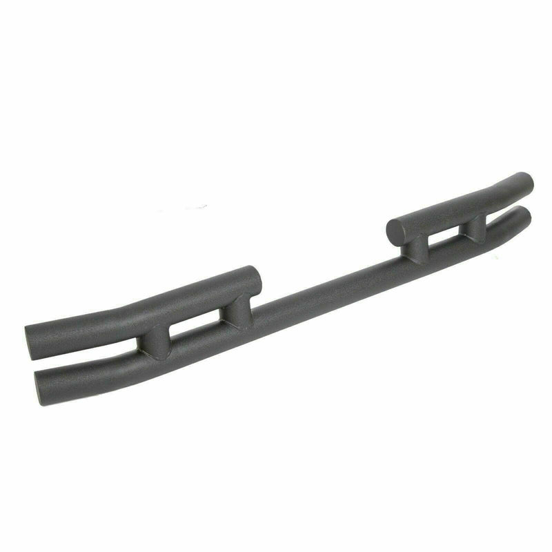 DURAFORCE FOR JEEP WRANGLER 88-06 BLACK STAINLESS DOUBLE BAR REAR BUMPER PROTECTOR GUARD