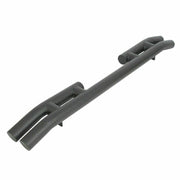 DURAFORCE FOR JEEP WRANGLER 88-06 BLACK STAINLESS DOUBLE BAR REAR BUMPER PROTECTOR GUARD
