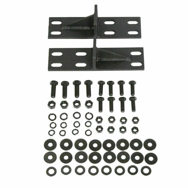 DURAFORCE FOR JEEP WRANGLER 88-06 BLACK STAINLESS DOUBLE BAR REAR BUMPER PROTECTOR GUARD