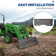 DURAFORCE For Bobcat/ Kubota 1/4" Skid Steer Mount Plate Loader Quick Tach Attachment