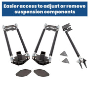 DURAFORCE Screw-On Parallel 4 Link Suspension Hot Rod Rat Classic Car & Truck Universal