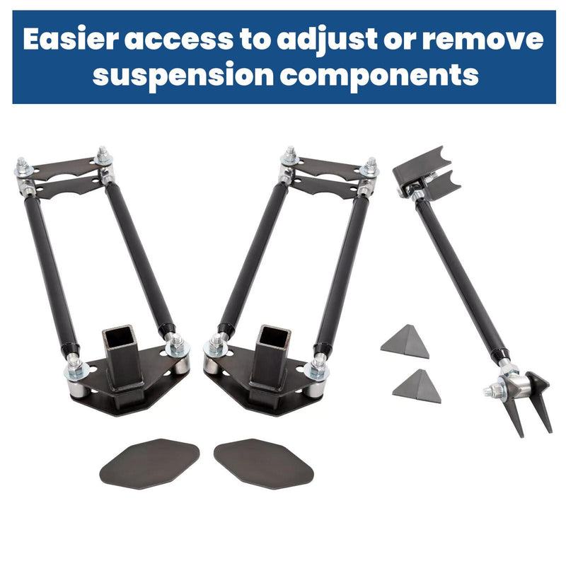 DURAFORCE Screw-On Parallel 4 Link Suspension Hot Rod Rat Classic Car & Truck Universal