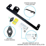DURAFORCE Steering Gear Box Stabilizer Bar Brace For 03-08 Dodge RAM 2500 RAM 3500 4WD 4X4