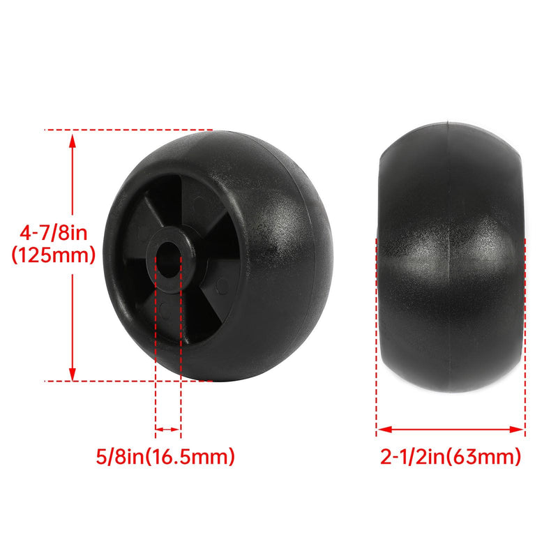 DURAFORCE 4 Deck Wheels For John Deere X500 X530 X580 Z426 LX266 A320 #M111489 #AM133602