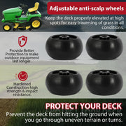 DURAFORCE 4 Deck Wheels For John Deere X500 X530 X580 Z426 LX266 A320 #M111489 #AM133602