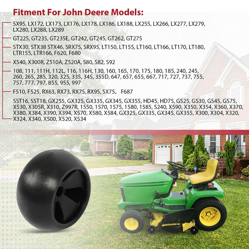 DURAFORCE 4 Deck Wheels For John Deere X500 X530 X580 Z426 LX266 A320 #M111489 #AM133602