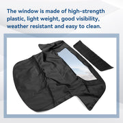 DURAFORCE For 86-93 Chevy C4 Corvette Convertible Soft Top Sailcloth Vinyl w/ Clear Window