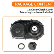 DURAFORCE Outer Clutch Cover For Polaris RZR XP Turbo 2018-2020 & Turbo S/S 4 2021