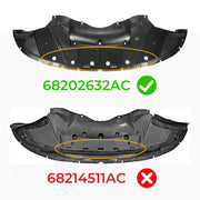 DURAFORCE Front Under Car Cover Engine Splash Shield For 2015-2022 2023 Dodge Charger RWD