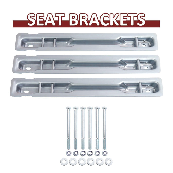 DURAFORCE 3 Pack Rear Seat Brackets For 2007-2018 Mercedes Benz Sprinter With free 6 bolts