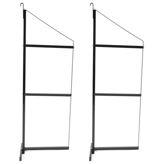 DURAFORCE 18"x60" Steel Cargo Shipping Container Shelving Shelf Bracket Powder Coated 2PCS