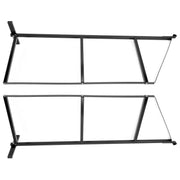 DURAFORCE 18"x60" Steel Cargo Shipping Container Shelving Shelf Bracket Powder Coated 2PCS