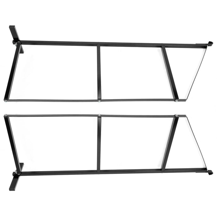 DURAFORCE 18"x60" Steel Cargo Shipping Container Shelving Shelf Bracket Powder Coated 2PCS