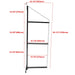 DURAFORCE 18"x60" Steel Cargo Shipping Container Shelving Shelf Bracket Powder Coated 2PCS