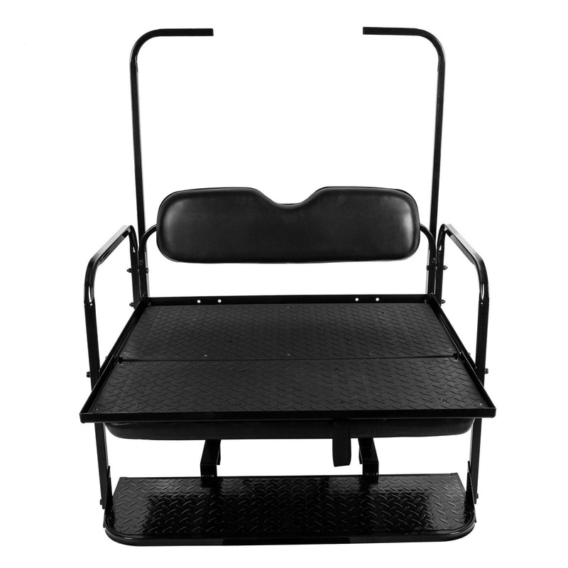 DURAFORCE For EZGO TXT 1995+ Models Golf Cart Flip Folding Rear Seat Cushions Pad